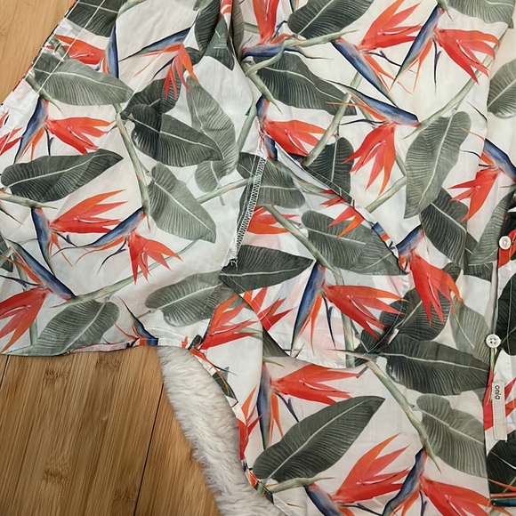 Onia Size Small Womens Vacation Shirt Dress with Pockets - Picture 6 of 8